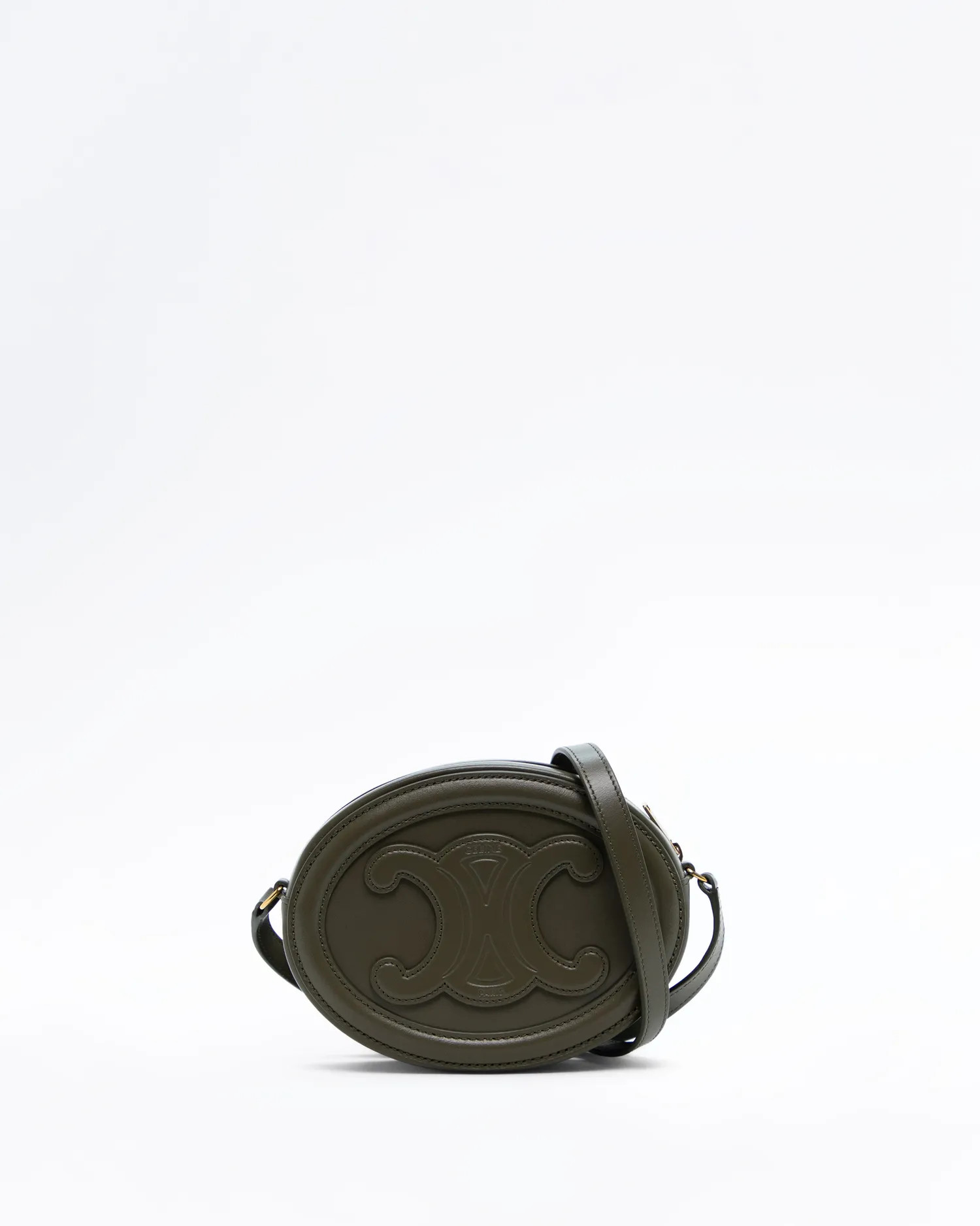 Cuir Triomphe Small Oval Bag | Vivrelle