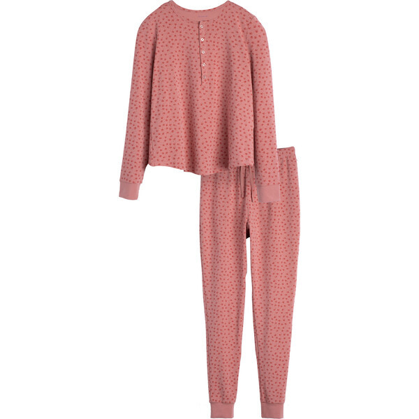 Women's Eliza Valentines Pajamas, Ditsy Hearts | Maisonette
