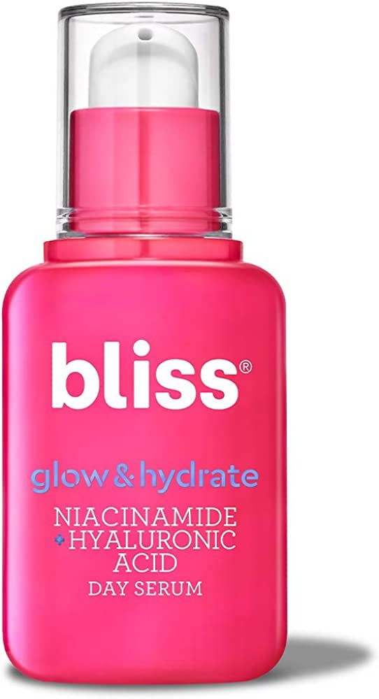 Bliss Glow & Hydrate Day Serum, Replenishing & Hydrating Face Serum with Niacinamide, Hyaluronic ... | Amazon (US)