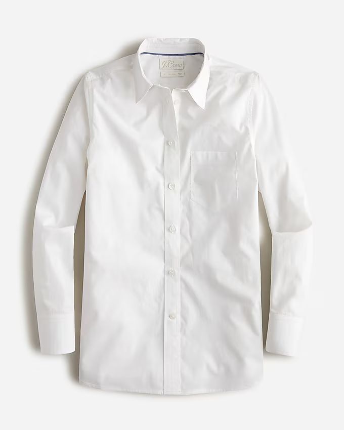 Classic-fit crisp cotton poplin shirt | J.Crew US