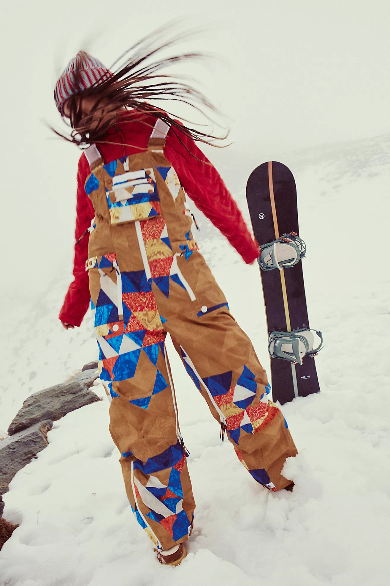 Care FP On The Ascend Printed Insulated Bib | Free People (Global - UK&FR Excluded)