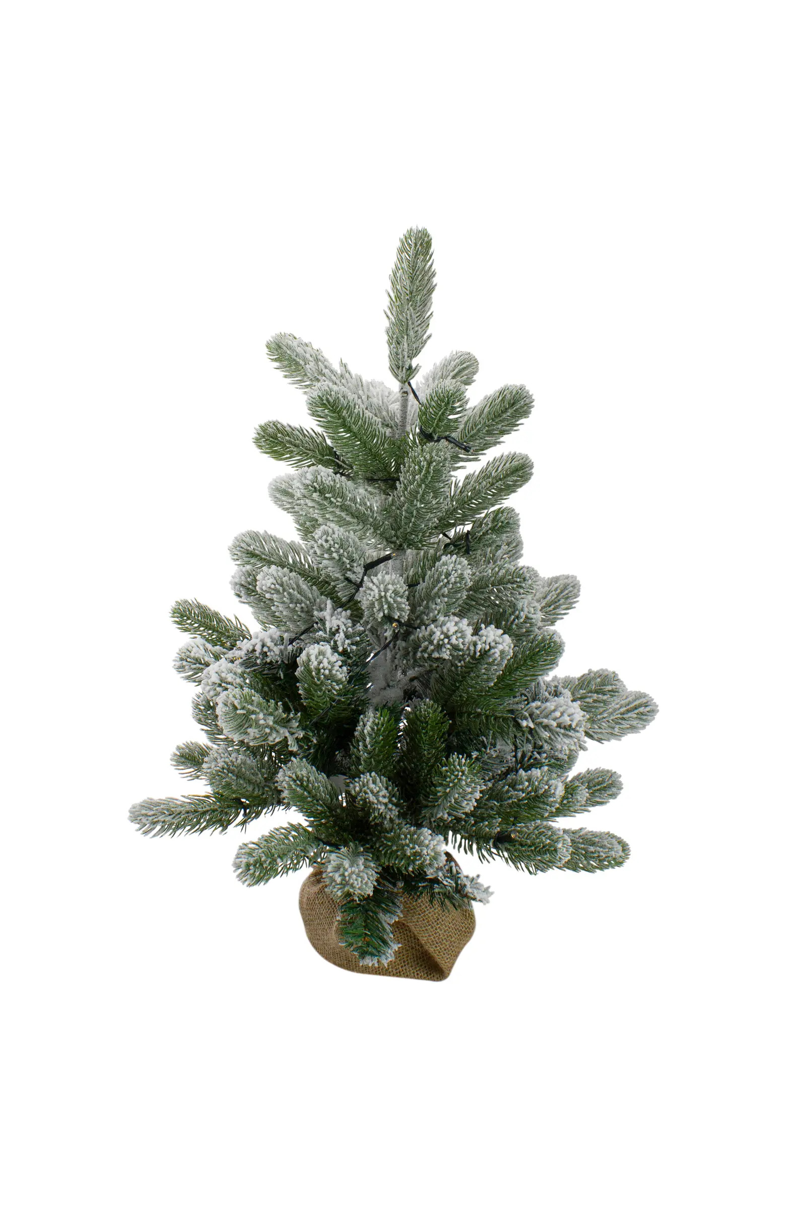Northlight B/O Frosted Pine Artificial Christmas Tree with Burlap - 2' - Warm White Lights | Nord... | Nordstrom