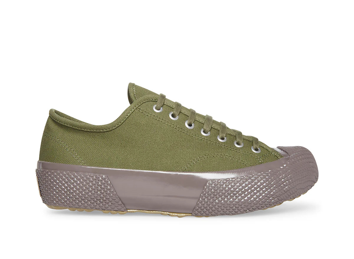 2434-MS JAPANESE CANVAS GREEN MULTI | Superga (US)