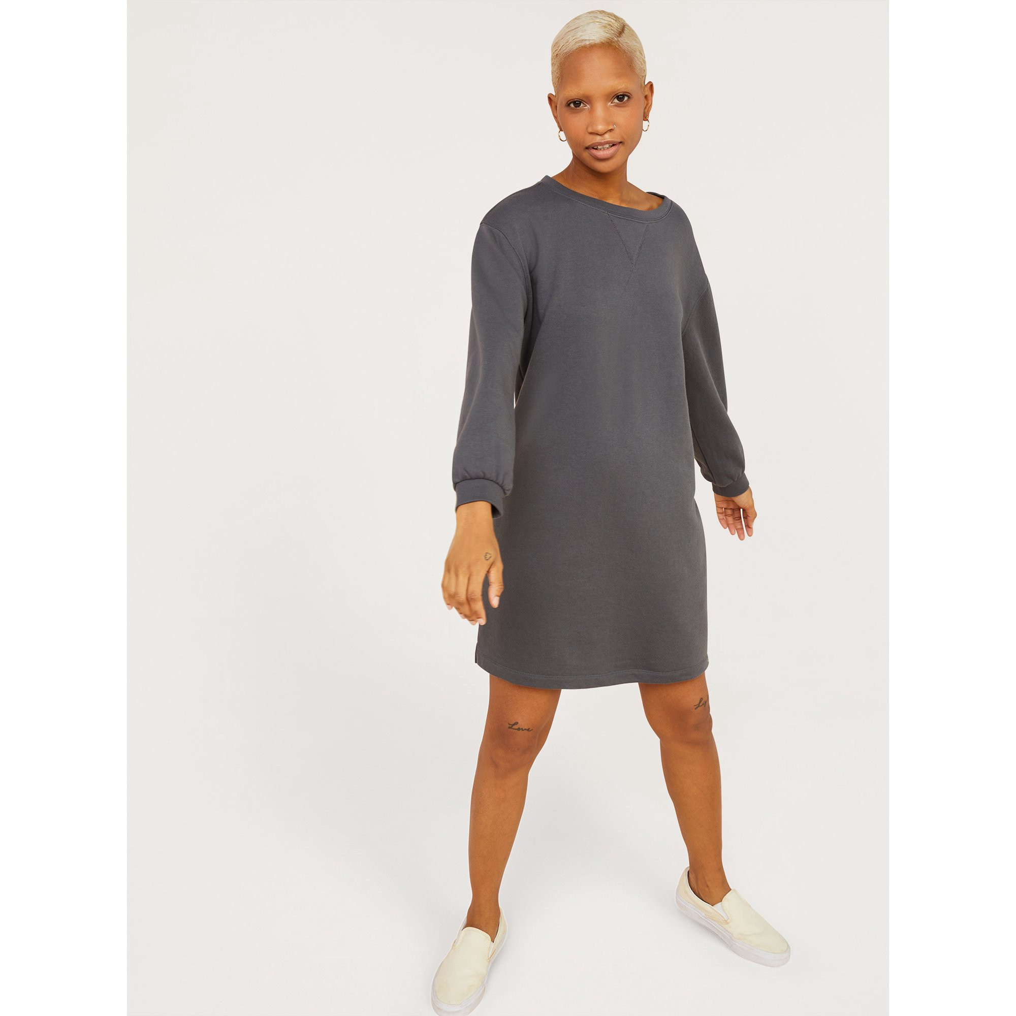 Free Assembly - Free Assembly Women's Sweatshirt Dress - Walmart.com | Walmart (US)