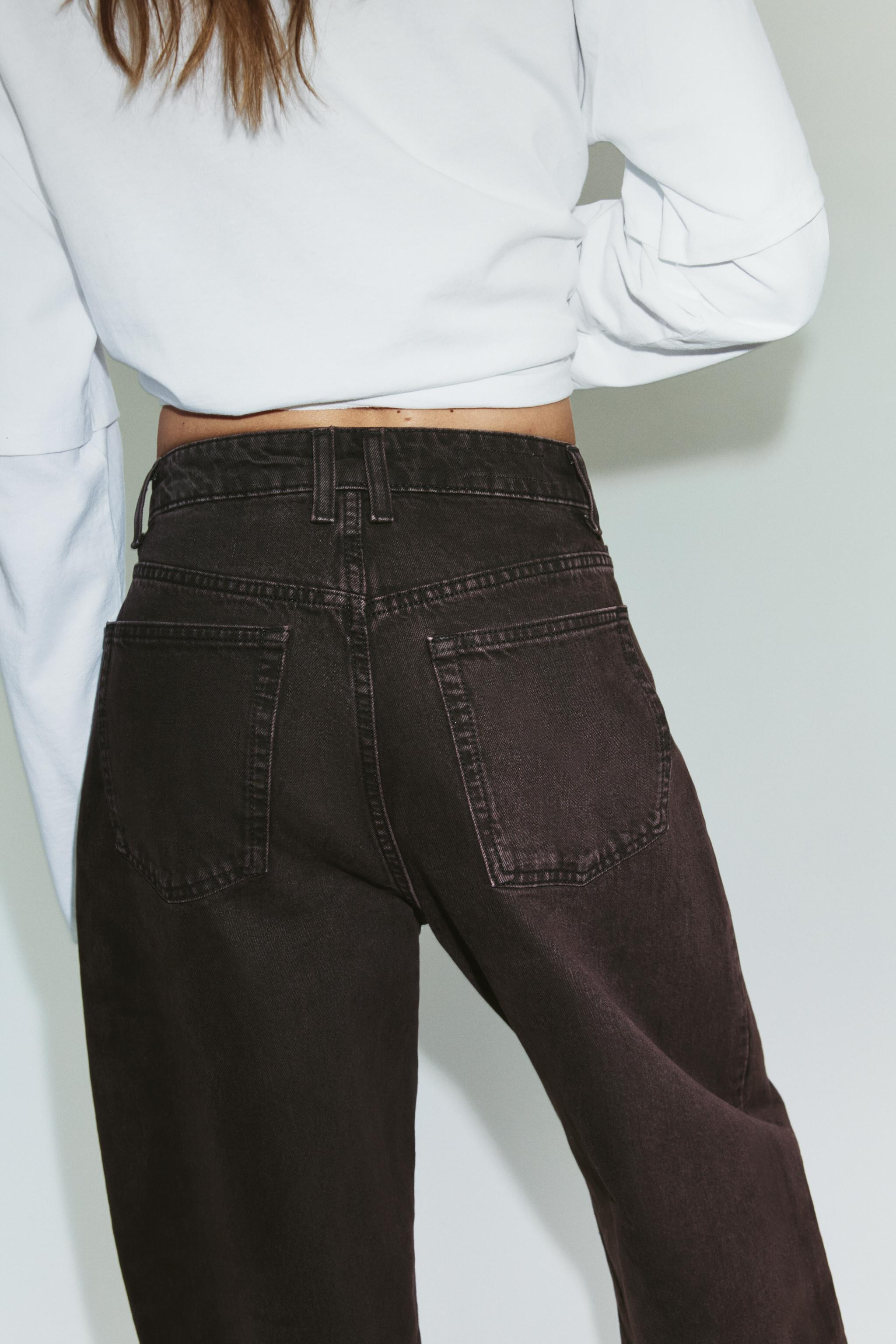 TRF BARREL HIGH-WAIST JEANS | Zara UK