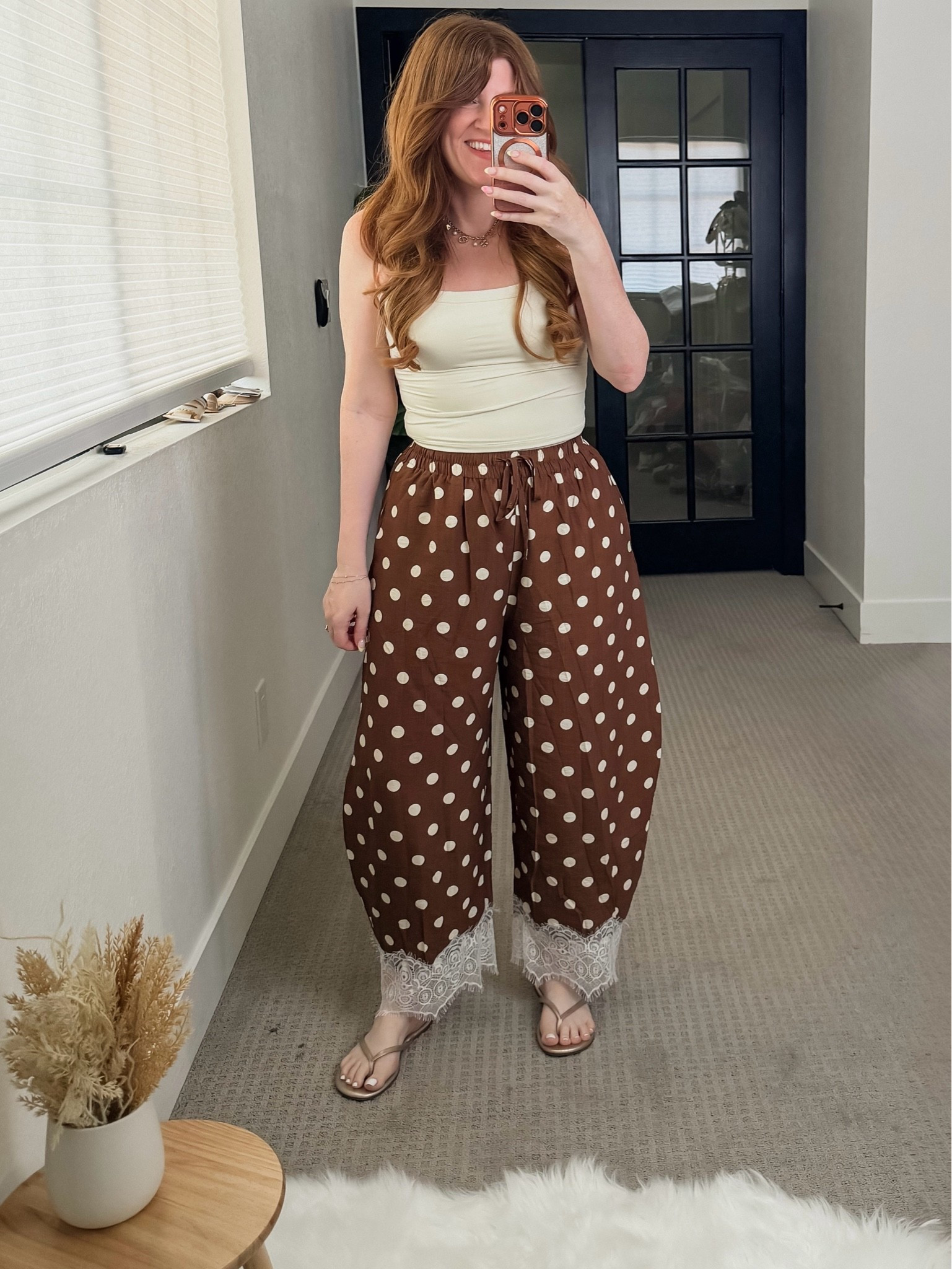 Love these fun polka dot pants! Size medium.

#LTKootd #LTKmomlife #LTKPetite