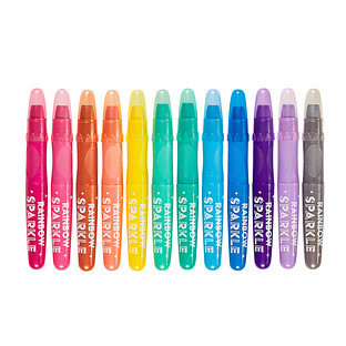 Ooly® Smooth Stix Watercolor Gel Crayons Rainbow Sparkle Pkg/12 | The Container Store