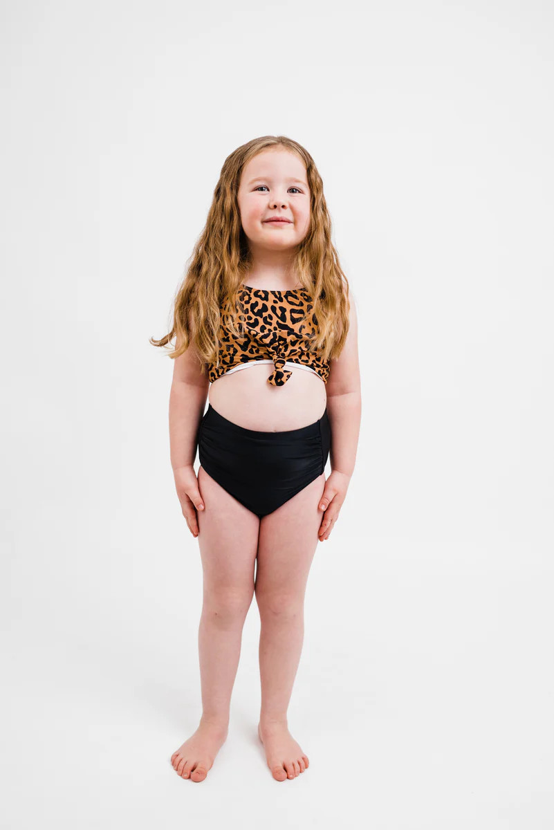 The Mini Traveler Top | Leopard Print | Coral Reef Swim