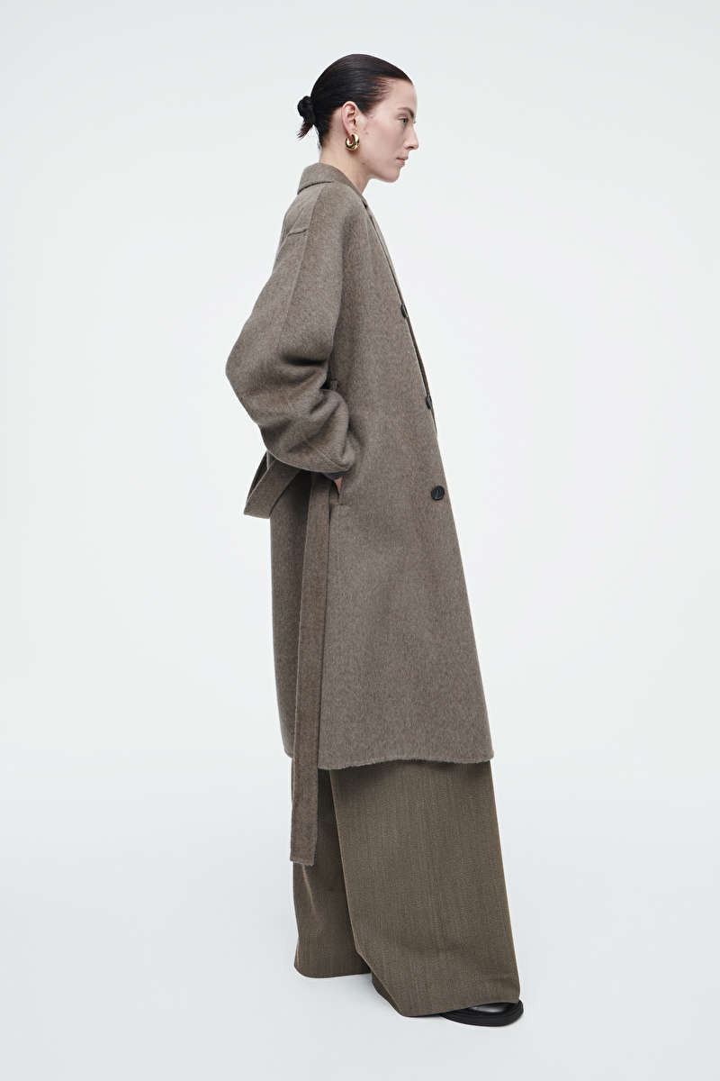 OVERSIZED DOUBLE-BREASTED WOOL COAT | COS UK
