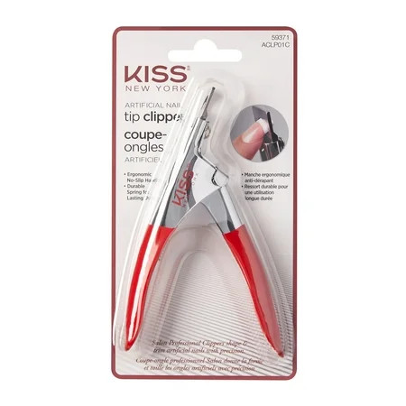 KISS Professional Stainless Steel Artificial Acrylic Nail Tip Clipper 1 Count | Walmart (US)