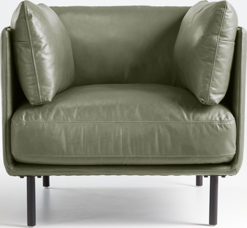 Wells Leather Chair | Crate & Barrel | Crate & Barrel