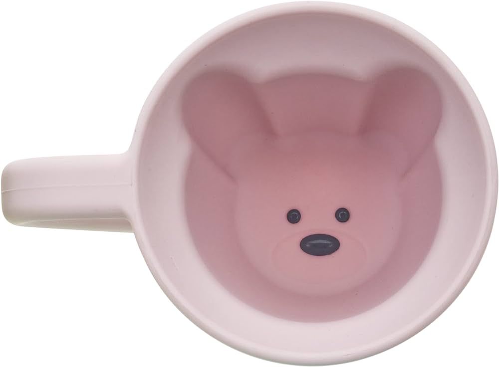 melii Silicone Bear Mug, Cup for Toddlers Kids and Children (Pink - 1 Pack) | Amazon (US)