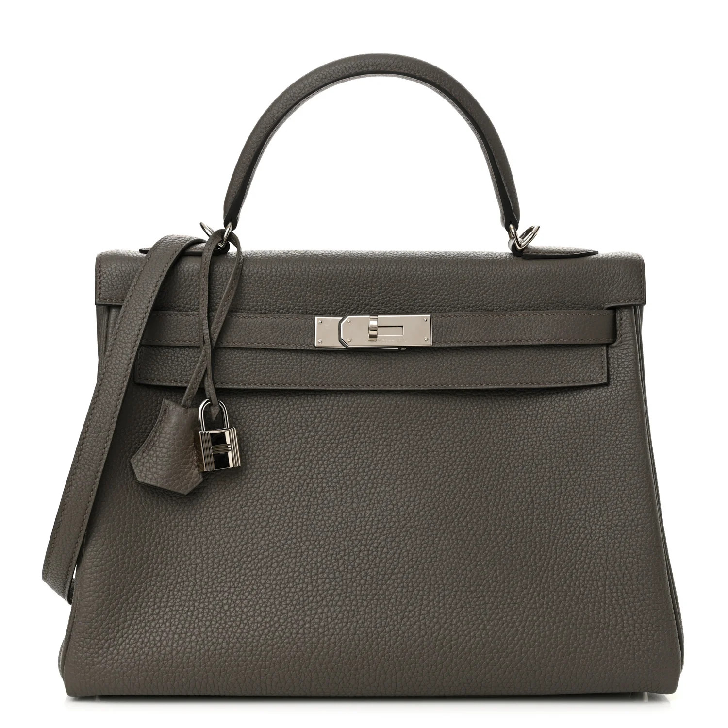 Hermes Togo Kelly Retourne 32 Etain 1738680 | FASHIONPHILE (US)