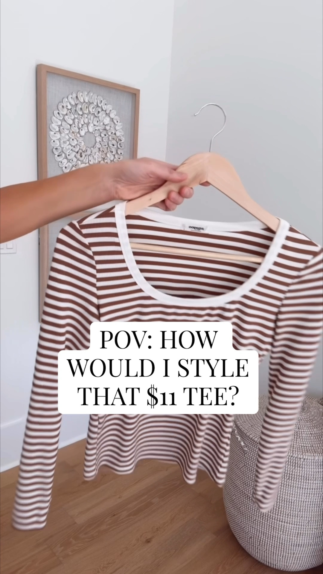 This is the perfect layering tee and it’s only $11!! I have size small. I am 5’11” wearing all small tops and 28x30 jeans, xs tall track pants, and 27 tall white jeans.  Shoes true to size.  

#LTKootd #LTKFindsUnder50 #LTKSaleAlert