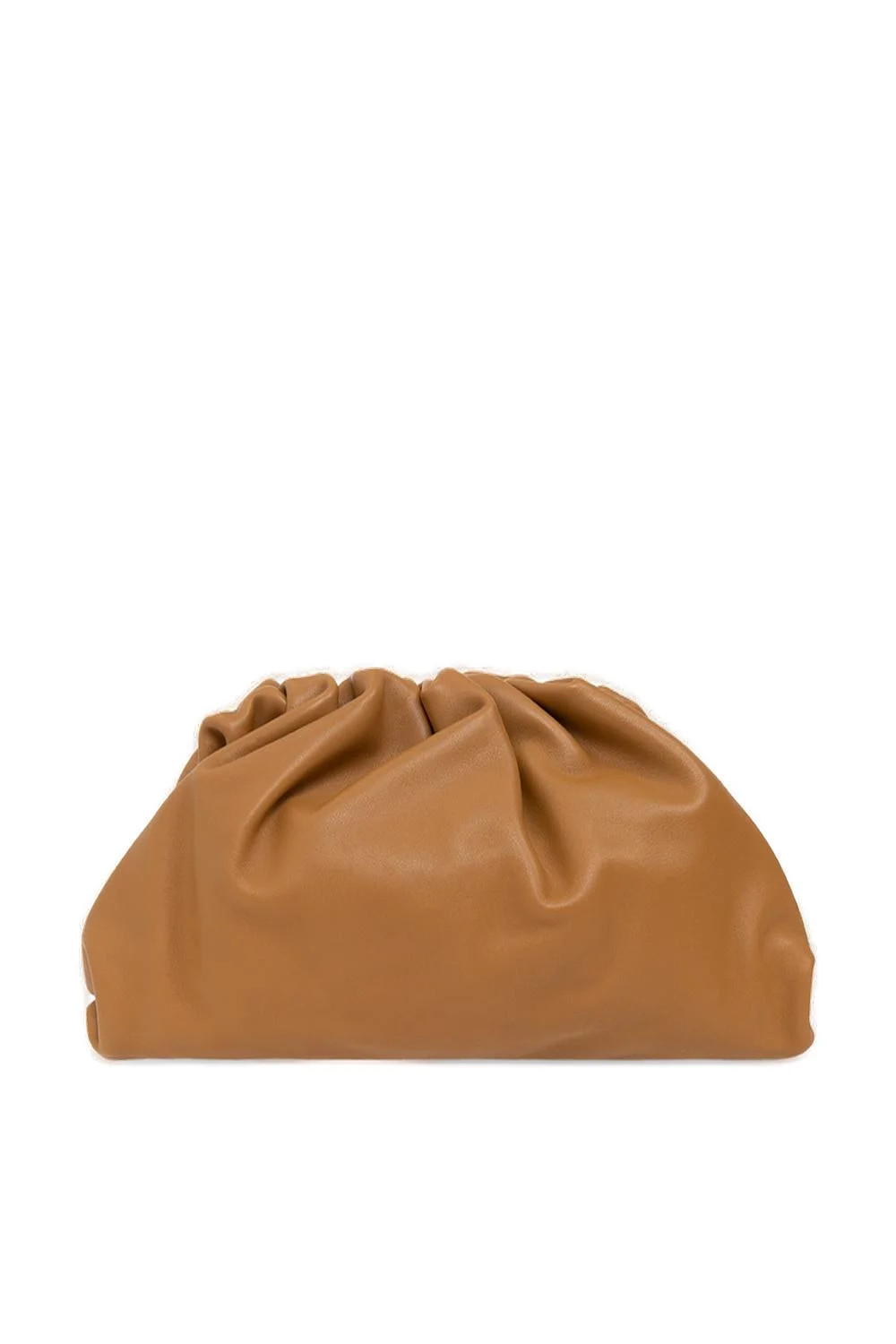 Bottega Veneta The Pouch Ruched Clutch Bag | Cettire Global