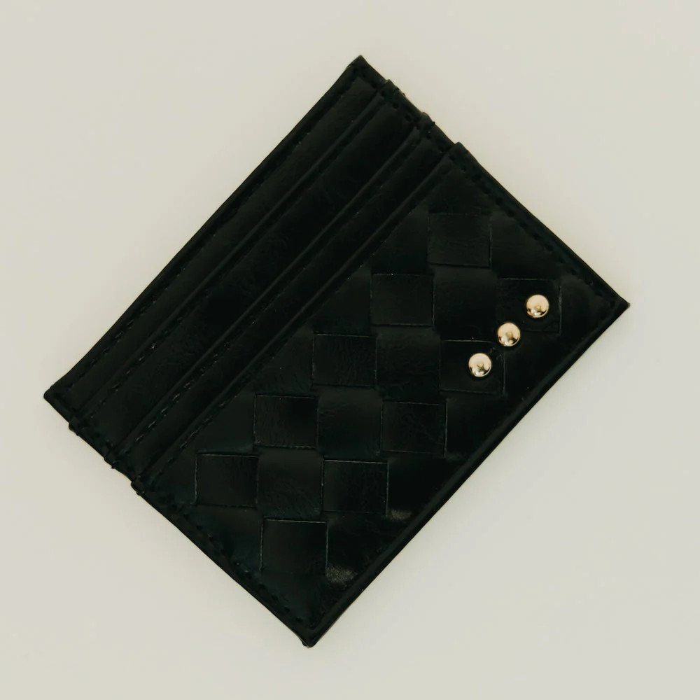 Mariah Woven Small Card Holder Wallet | Pretty Simple