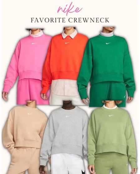 My favorite Nike crewneck pullover! I have this in 6 colors and wear an XS 

#LTKunder100 #LTKstyletip #LTKFind