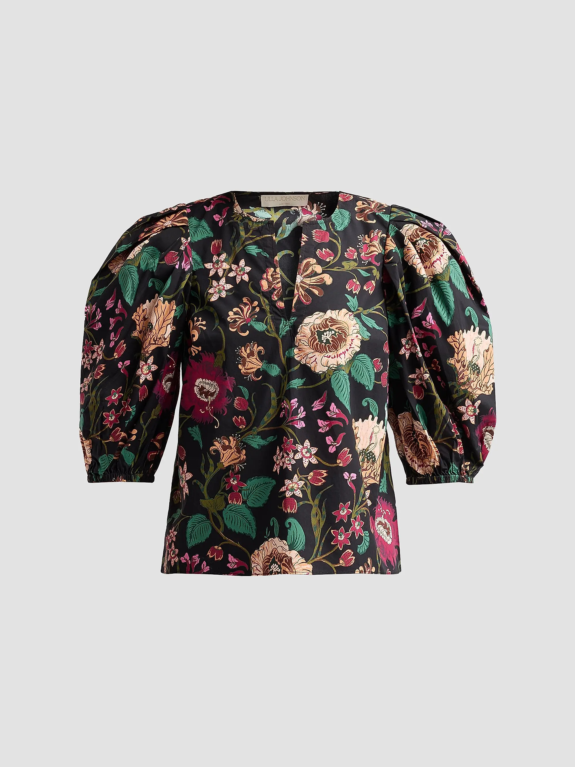 Florielle Floral Print Cotton Top | Saks Fifth Avenue