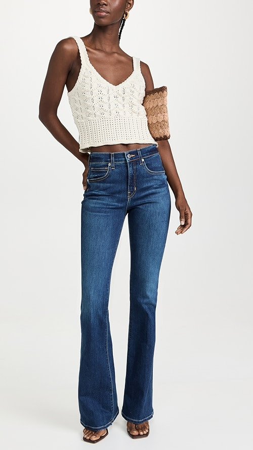 Beverly High Rise Skinny Flare Jeans | Shopbop