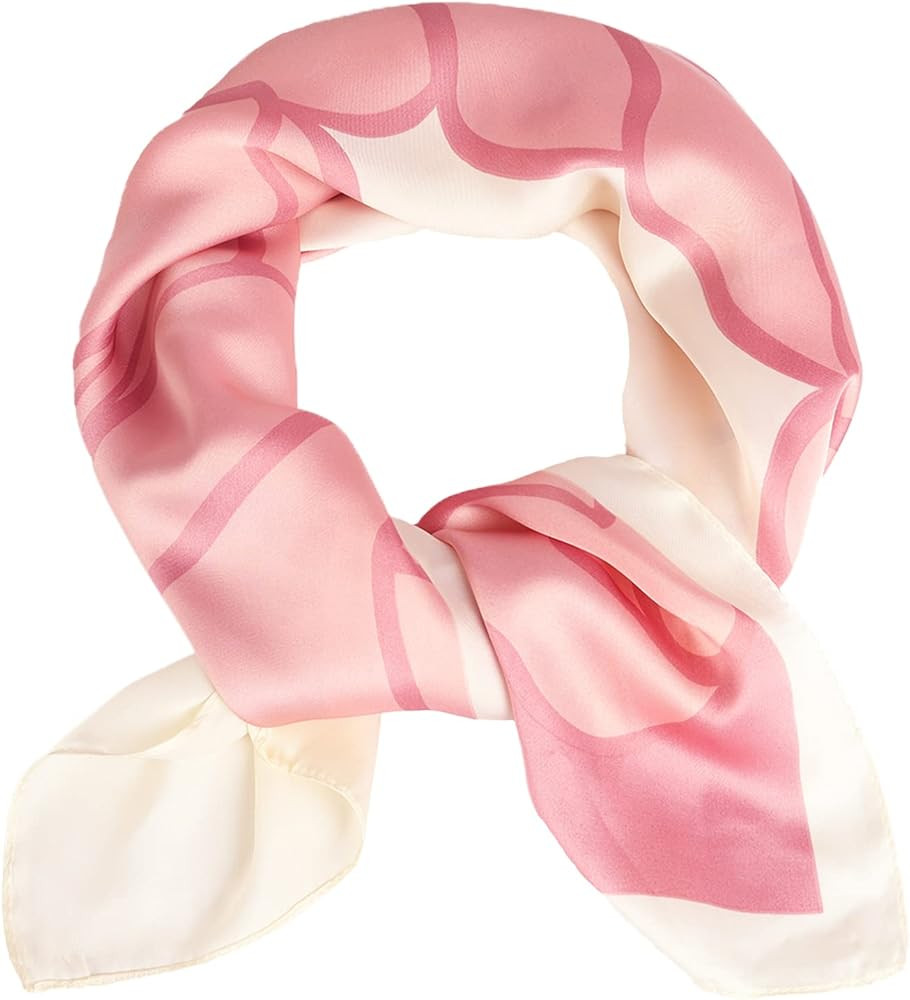 EXTREE Fashion Silky Satin Headscarf for Women Girls: Exquisite Pattern Lightweight Silk Graceful... | Amazon (US)