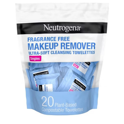 Neutrogena Makeup Remover Wipes - Ultra Soft Micellar Facial Cleansing - Fragrance Free - Singles - 20ct | Target