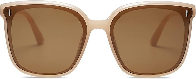 SOJOS Trendy Oversized Sunglasses for Women and Men | Amazon (US)