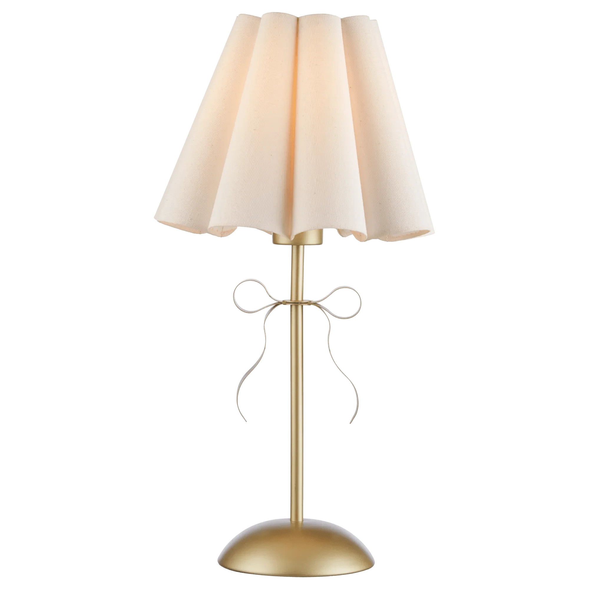 Bouclair Gold Table Lamp With Cream Shade | Walmart (CA)