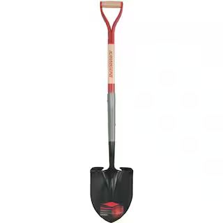 25.75 in. Wood Handle Super Socket Digging Shovel | The Home Depot