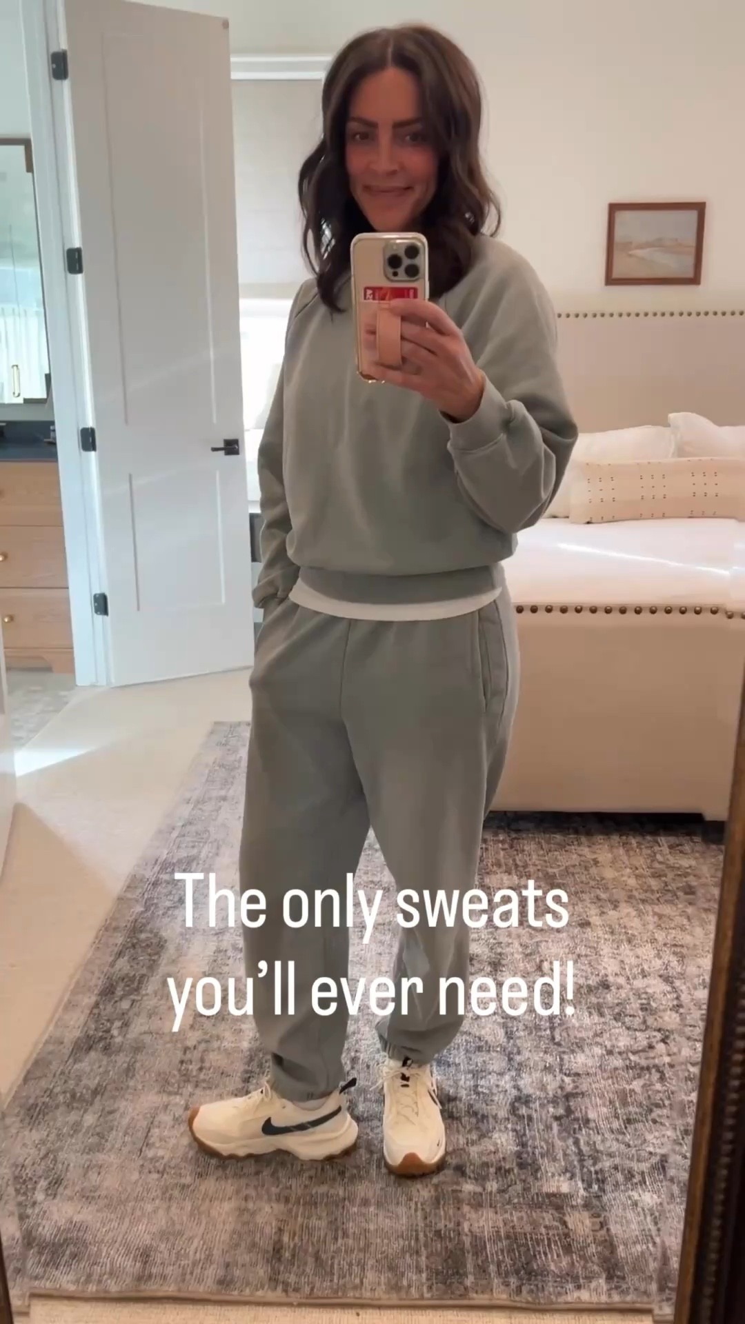 The only sweats you’ll ever need! @gapstyle they have the best colors to choose from and are just so comfy but stylish as well. I’m wearing a small in all. 
Joggers or wide leg. Crew neck or hoodie  

#LTKPetite #LTKmomlife #LTKActive