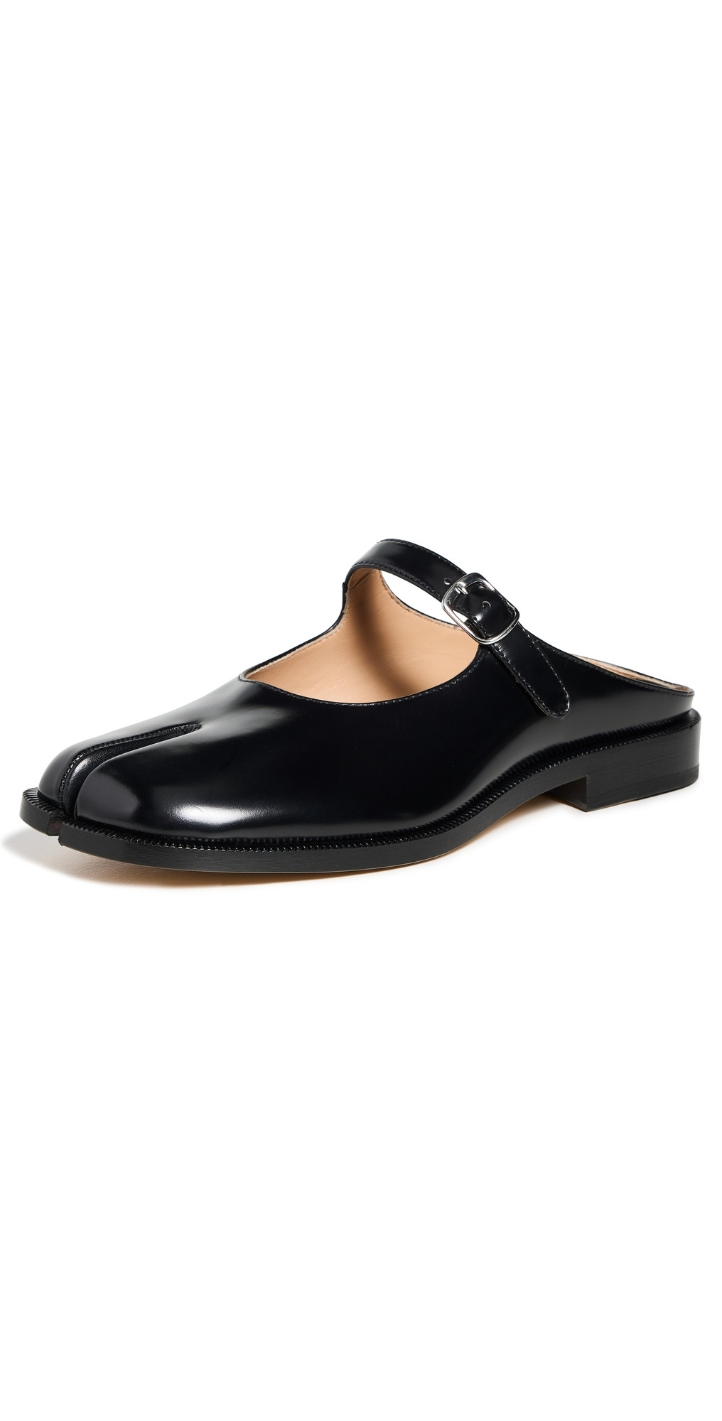 Maison Margiela Tabi City Mary Jane Mules Black 36 | Shopbop