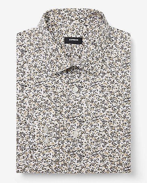 Extra Slim Floral Stretch 1MX Dress Shirt | Express