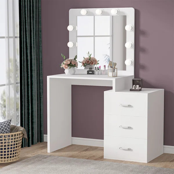 Safira Vanity with Mirror | Wayfair North America