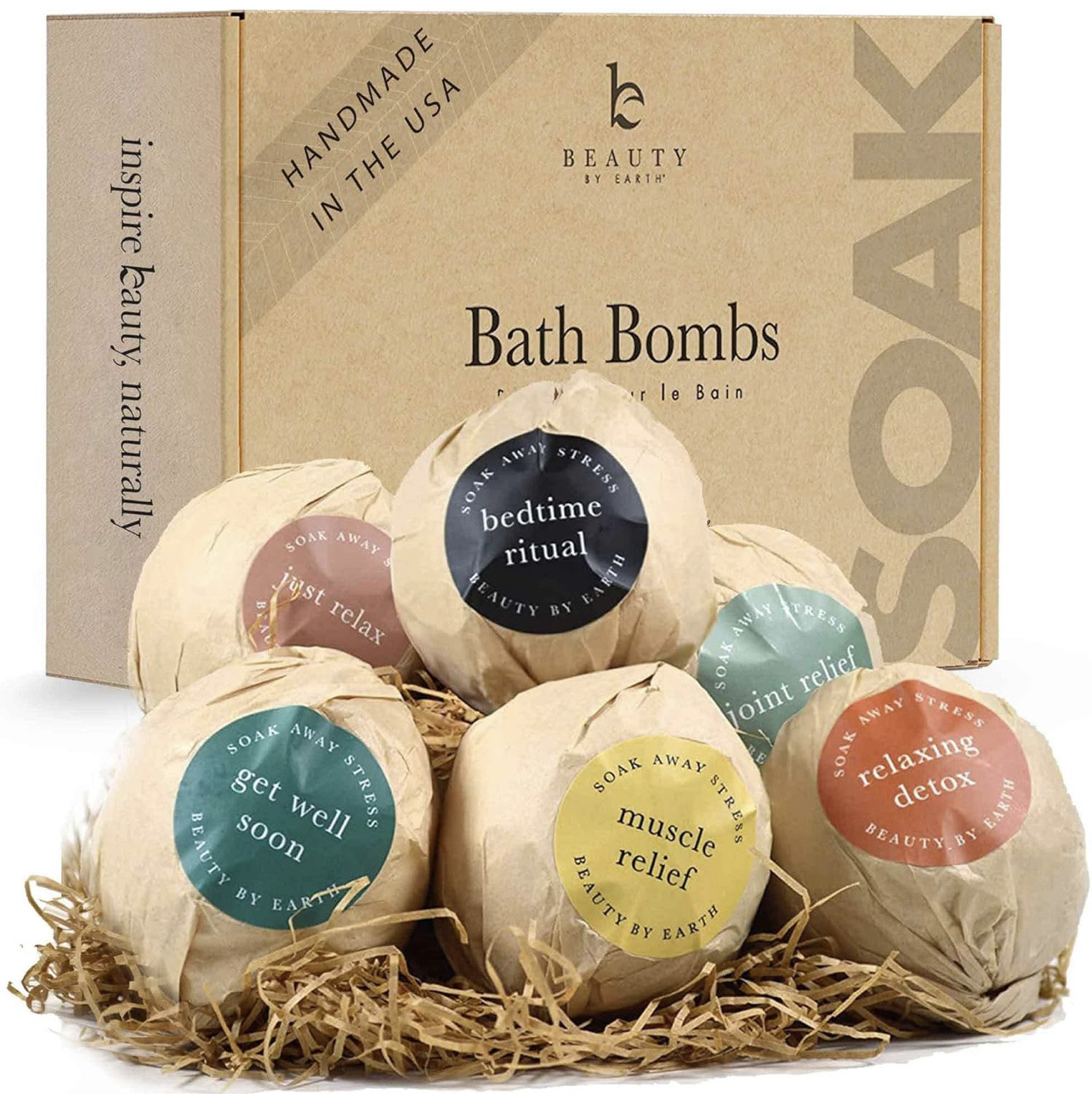 Bath Bomb Gift Set - USA Made with Natural & Organic Ingredients

#LTKHoliday #LTKGiftGuide #LTKBeauty