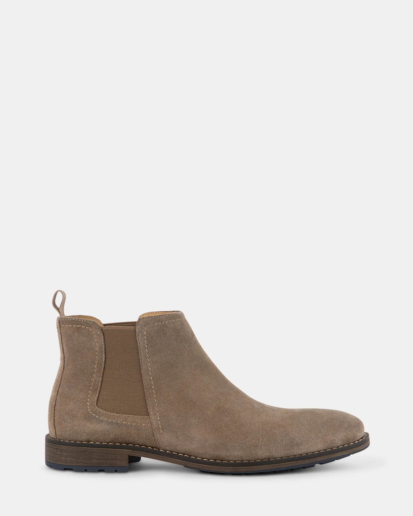 LYNARD Taupe Suede Ankle Boots | Men's Designer Shoes | Steve Madden (Canada)