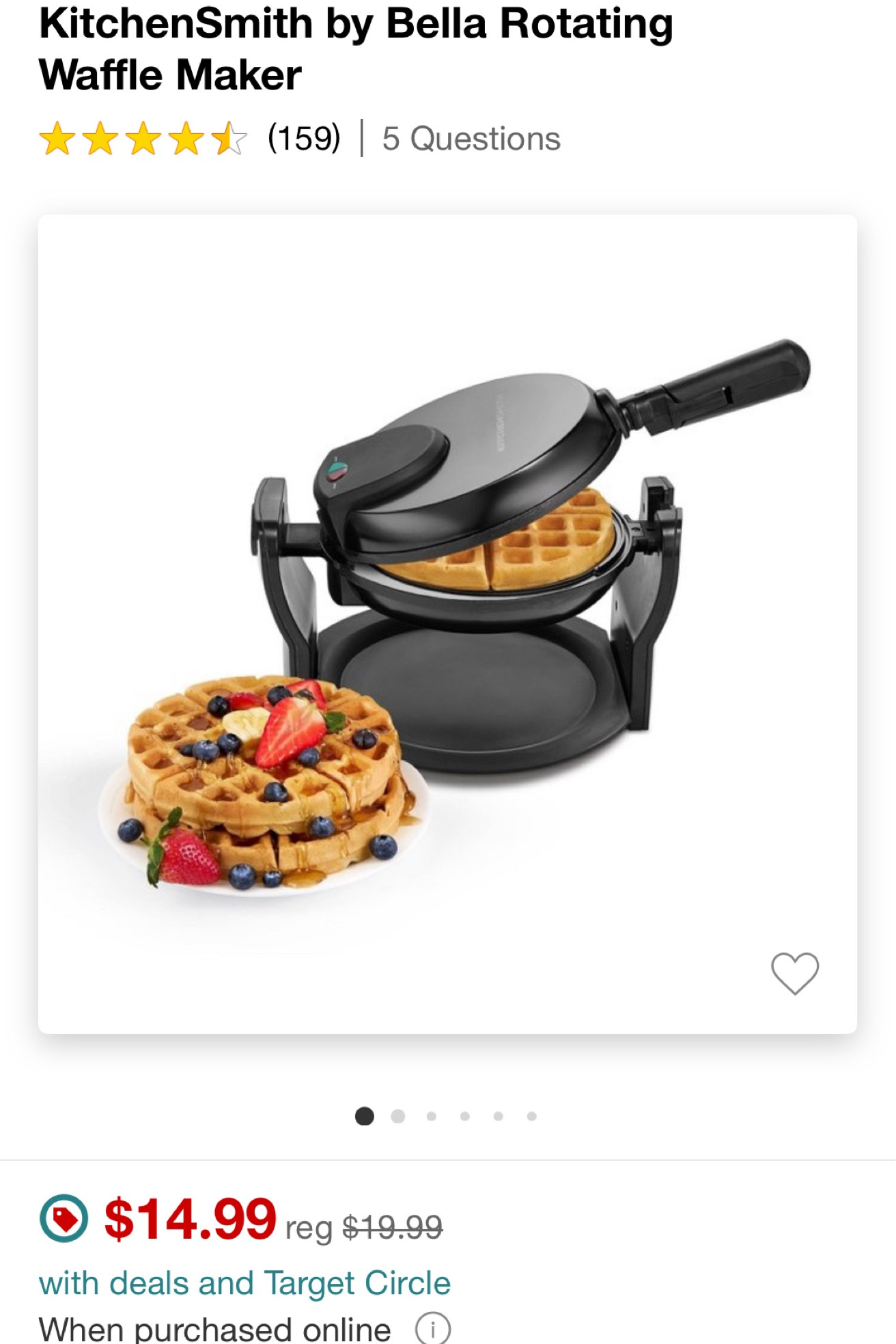 $15 waffle maker! 🧇 

Target sale | Target deal week

#LTKHome #LTKKids #LTKSummerSales