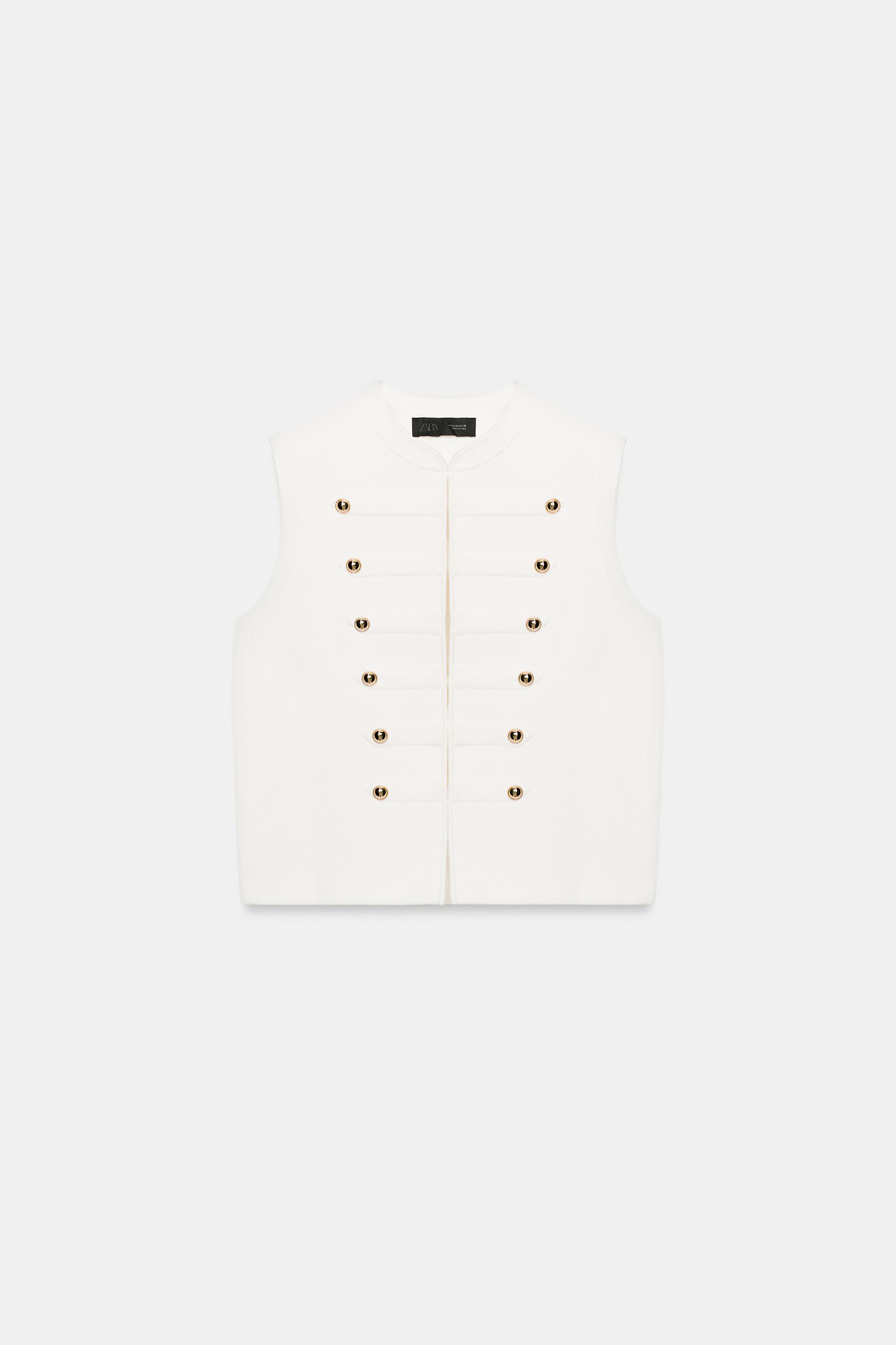 BUTTONED WAISTCOAT TOP | Zara UK