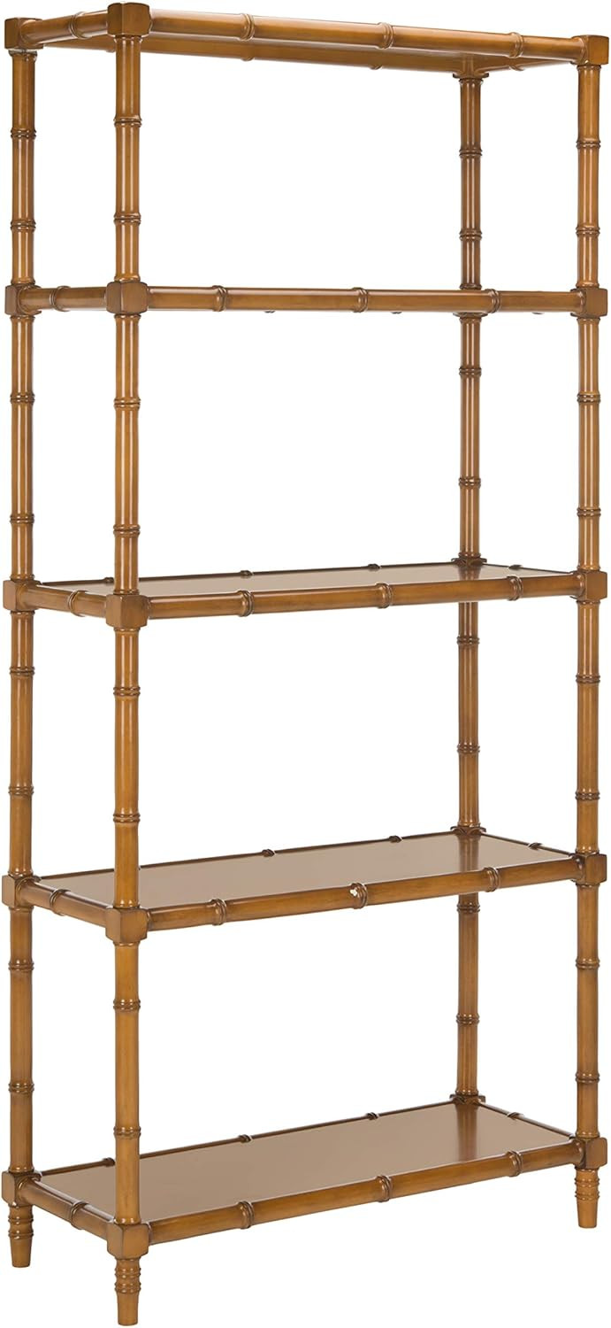 Safavieh Home Collection Ebo Modern Coastal 4 Tier Etagere, Brown | Amazon (US)