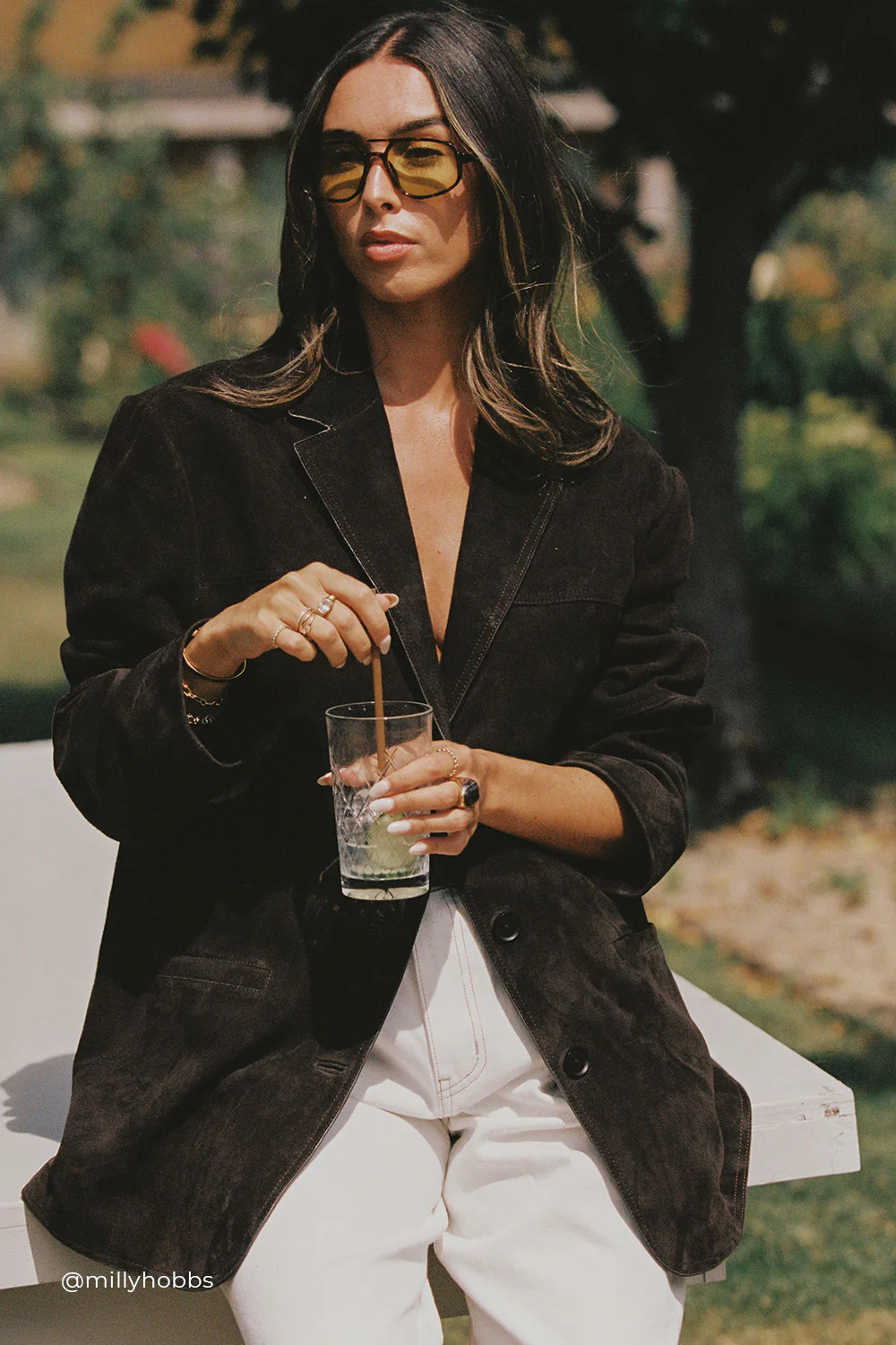 HENDRIX BITTER CHOC SUEDE JACKET | DISSH