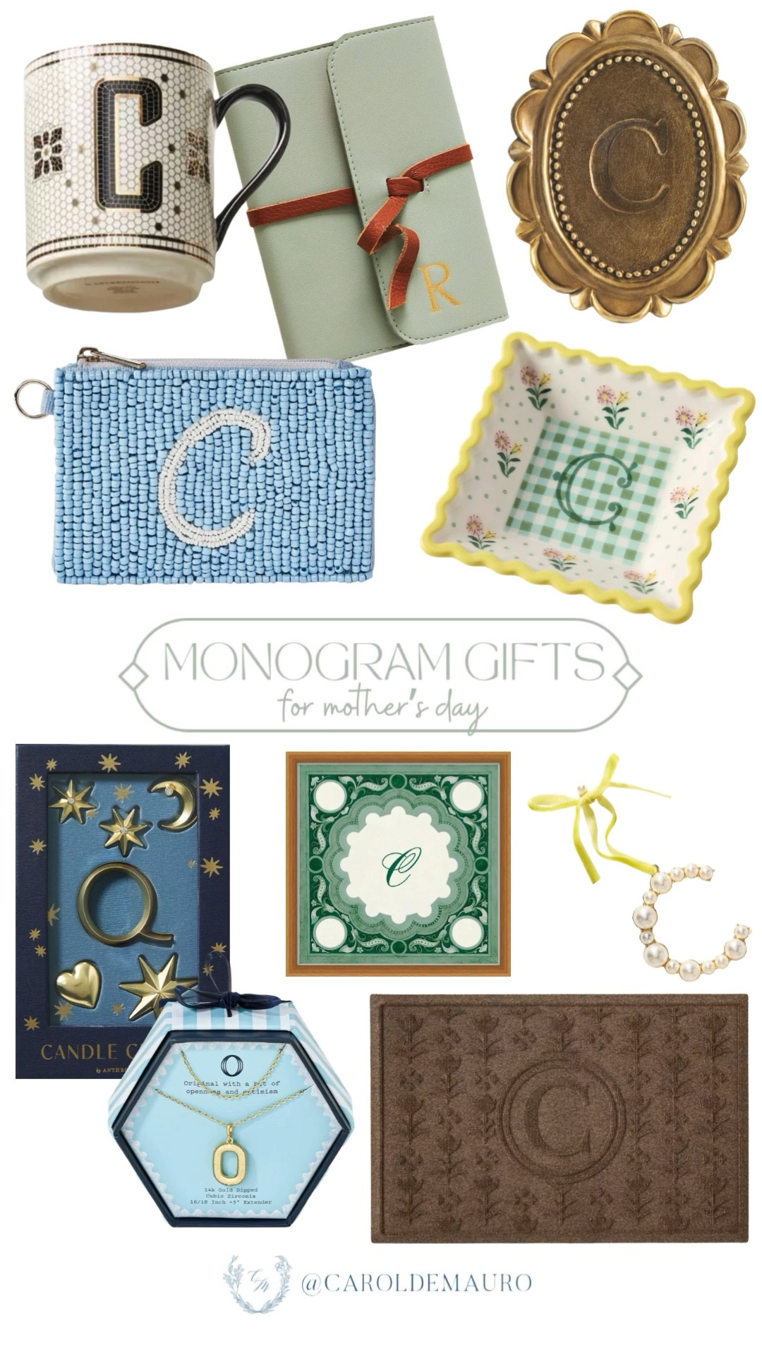 Finding the perfect Mother’s Day gift is so easy when you focus on the details. Get her something precious, from vintage-inspired gold frames to floral doormats. It’s the best way to give her something as unique as she is!

personalized gifts, monogram gifts, gifts for her, budget friendly, affordable finds, gift guide, daily essentials, chic ctyle

#LTKHome #LTKSeasonal #LTKMothersDay