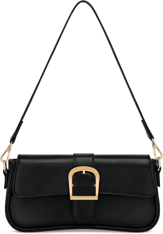 KKXIU Small Shoulder Bag for Women - Cute Handbags Purses for Women, Trendy Leather Clutch with R... | Amazon (US)