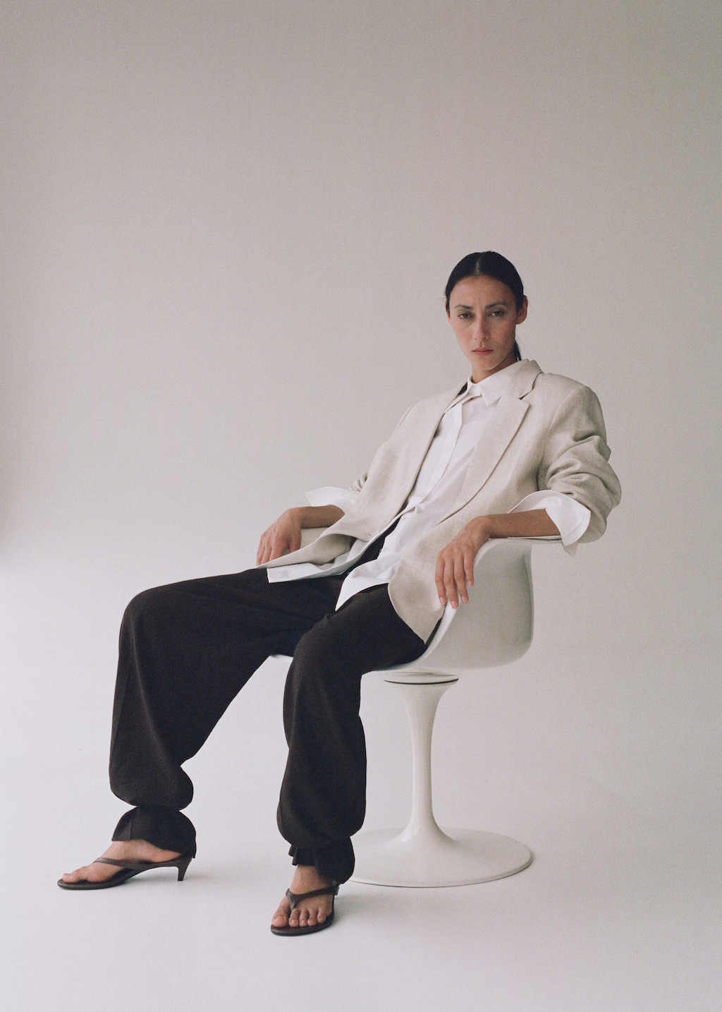 Heeled sandals with metallic detail - Women | MANGO United Kingdom | MANGO (UK)