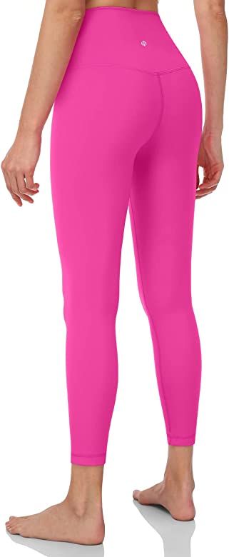 HeyNuts Pure&Plain 7/8 Athletic Leggings for Women Tummy Control Yoga Pants 25'' | Amazon (US)