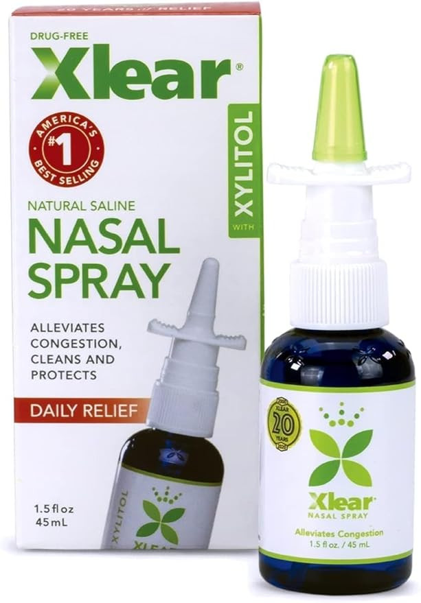Xlear Natural Nasal Spray with Xylitol, 1.5 fl oz (Pack of 1) | Amazon (US)