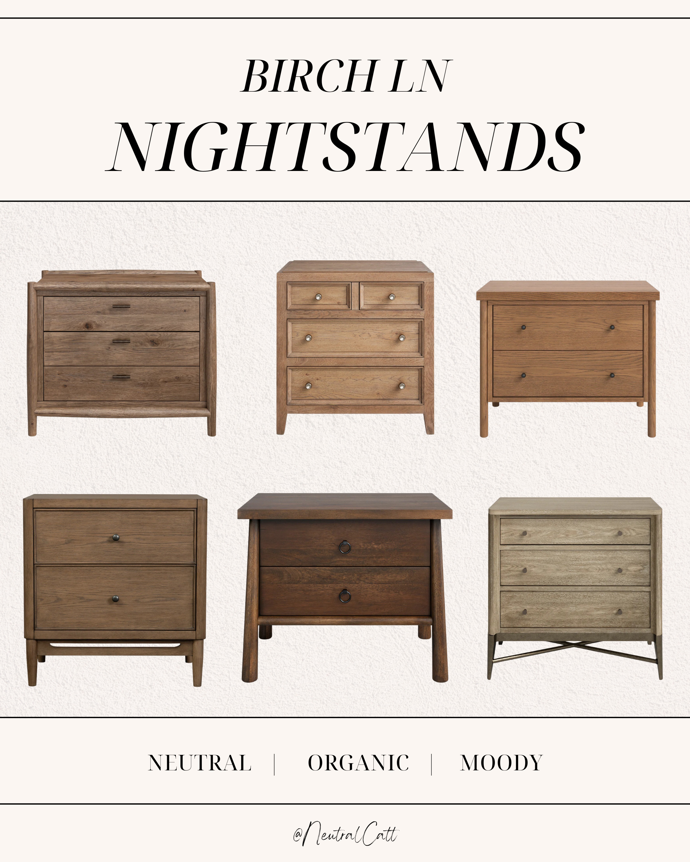 Shop moody modern organic nightstands from Birch Lane 

 #LTKHome