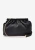 Pleated Faux Leather Crossbody Bag | Ashley Stewart