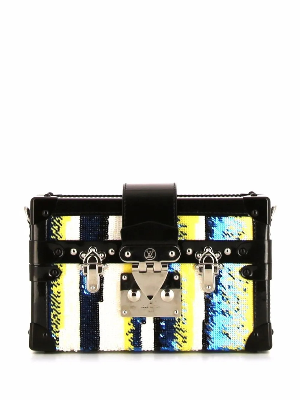 Louis Vuitton Pre-Owned mini trunk clutch - Black | Farfetch Global