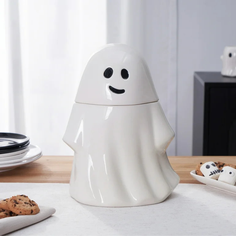 Way to Celebrate Halloween Ghost Cookie Jar - Walmart.com | Walmart (US)