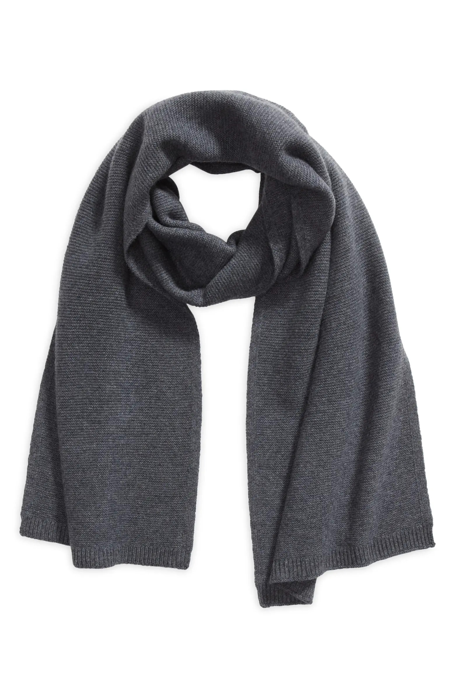 Rib Wool & Cashmere Scarf | Nordstrom