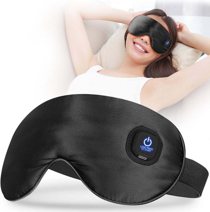 Ezona Silk Cordless Heated Eye Mask, Warm Eye Compress Mask for Dry Eyes, Washable Eye Heating Pa... | Amazon (US)