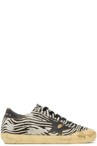 Golden Goose - Black & White Superstar Classic Sneakers | SSENSE